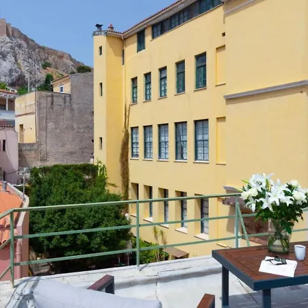 Plaka Two-bedroom Flat With Acropolis View Terrace Apartment Athens