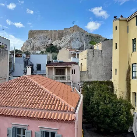 Plaka Two-bedroom Flat With Acropolis View Terrace Apartment Athens